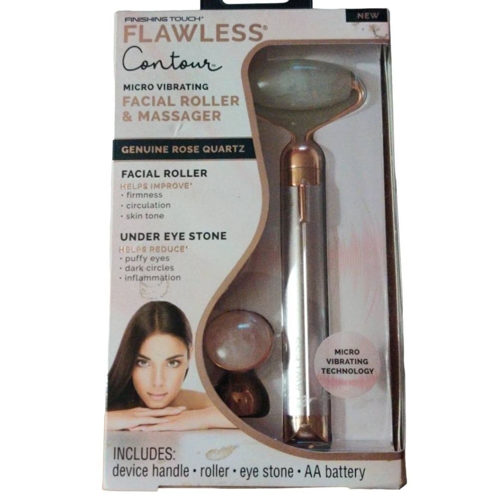 Finishing Touch Flawless Contour Micro Vibrating Facial Roller & Massager